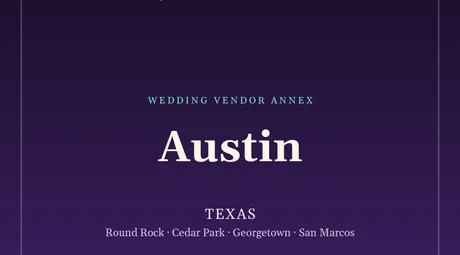 The SM4E Austin wedding package