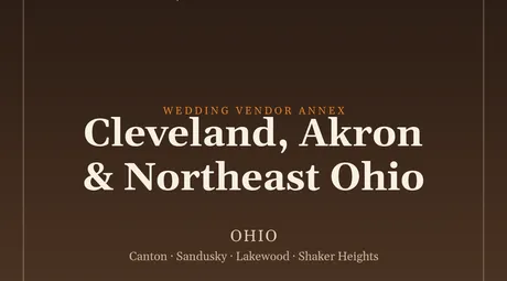 The SM4E Cleveland, Akron & Northeast Ohio wedding package