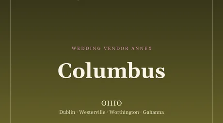 The SM4E Columbus wedding package