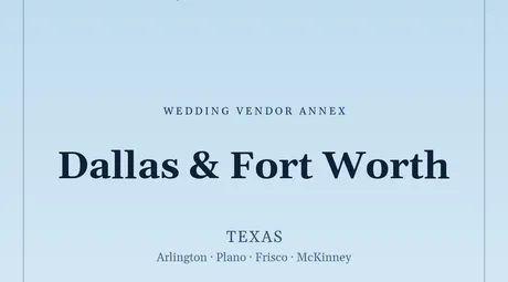 The SM4E Dallas & Fort Worth wedding package