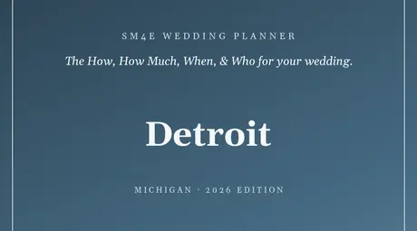 The SM4E Detroit wedding package