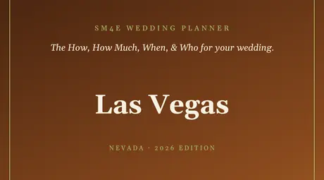 The SM4E Las Vegas wedding package