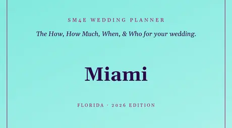 The SM4E Miami wedding package