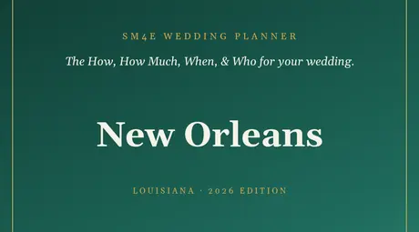 The SM4E New Orleans wedding package