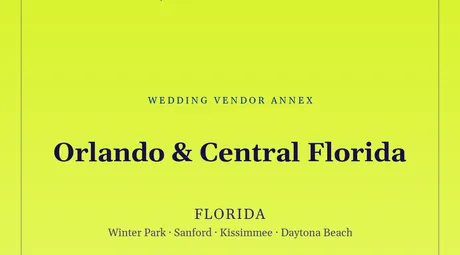The SM4E Orlando & Central Florida wedding package