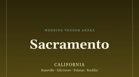 The SM4E Sacramento wedding package