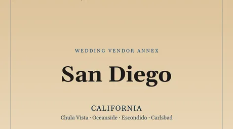 The SM4E San Diego wedding package