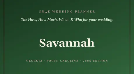 The SM4E Savannah wedding package