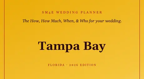 The SM4E Tampa Bay wedding package