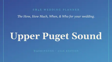 The SM4E Upper Puget Sound wedding package