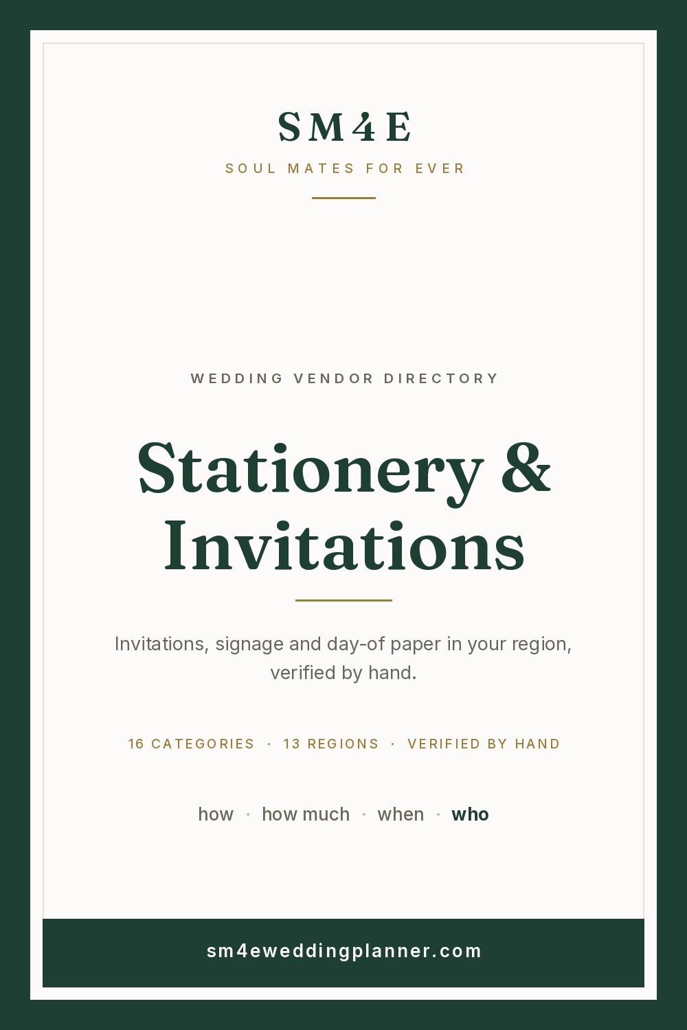 Stationery & Invitations in Cape Cod & the Islands — SM4E card